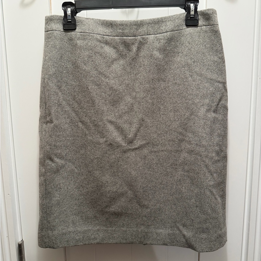J. Crew Women's Gray Pencil Skirt